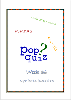 PEDMAS PQ ( MYP3 //15-16)