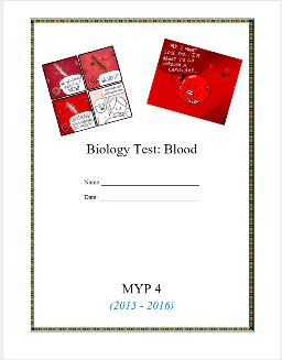Blood-Immune system Assessments (MYP4_5 // 15-16)