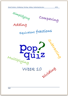 Pop Quiz -Week 10 ( MYP1)