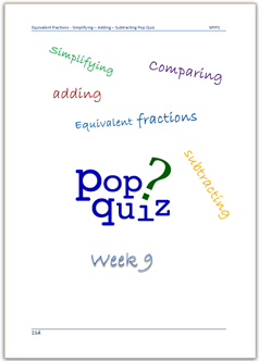 Pop Quiz -Week 9 ( MYP1)