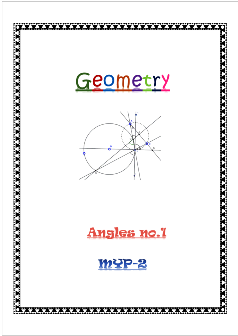 Geometry - Angles no.1 (MYP2)